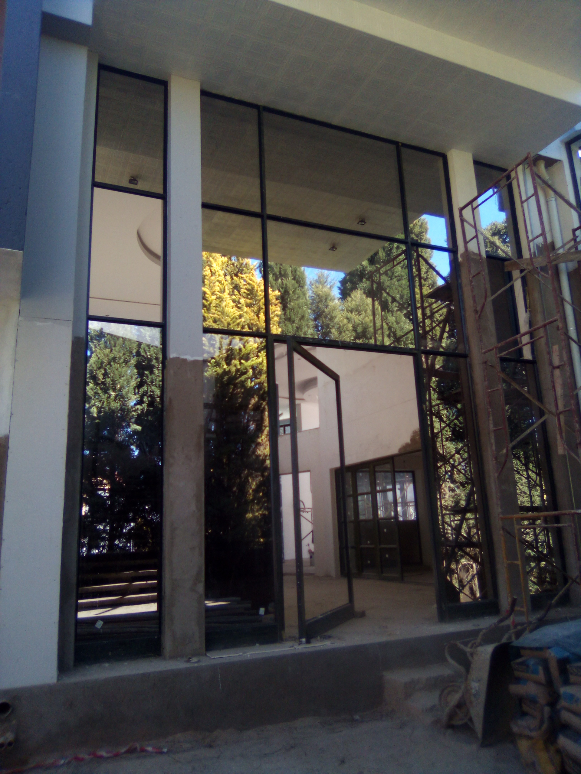 Main entrance  pivot door