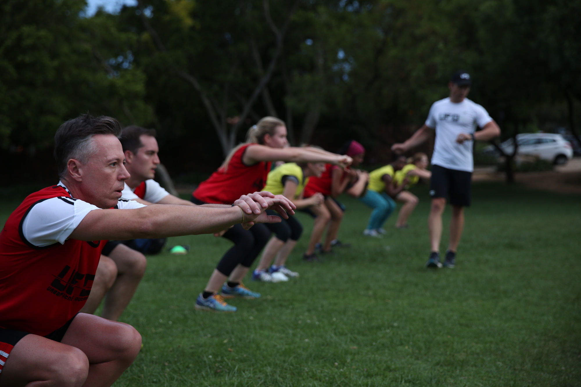 outdoor fitness class