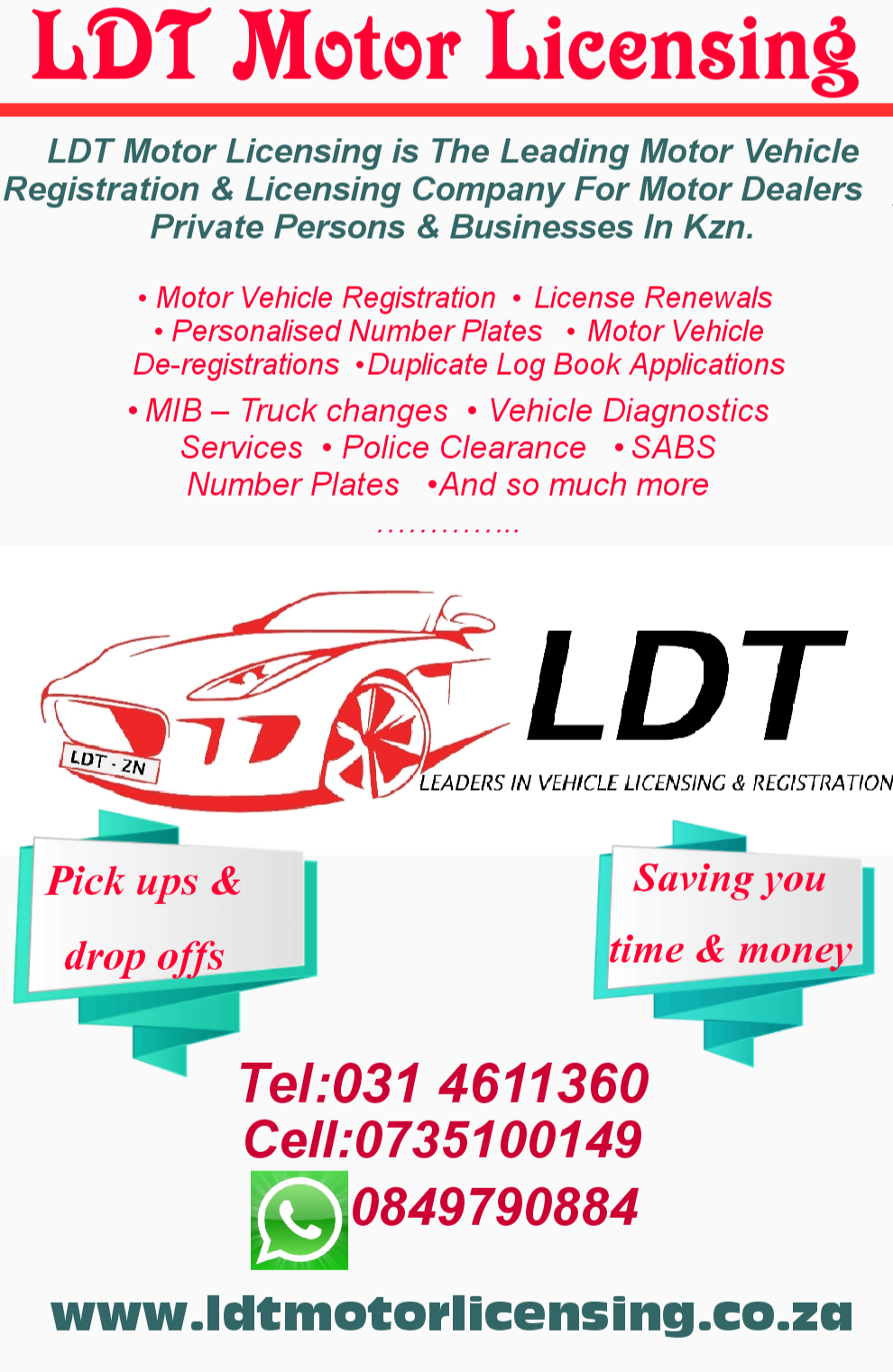 LDT motor licensing services 