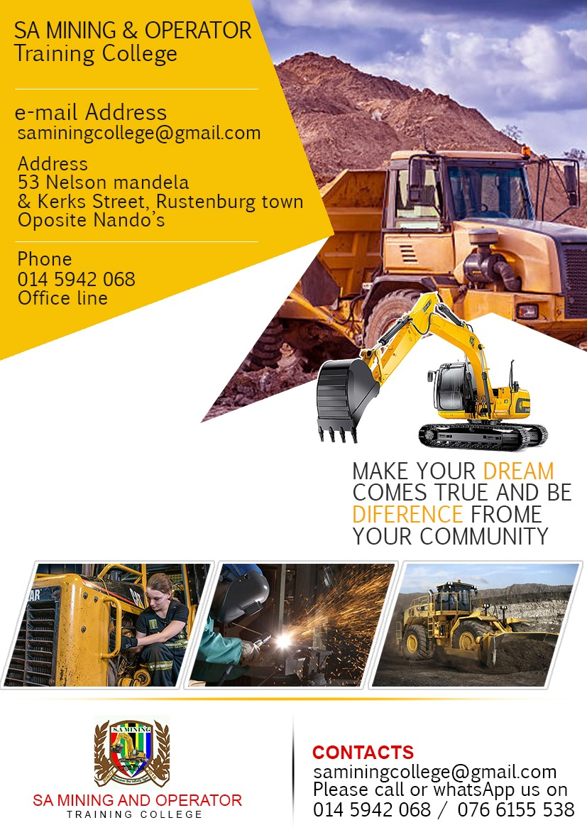SA Mining and operator training college brochure 