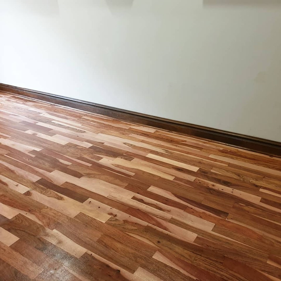 Sealed Teak Floor