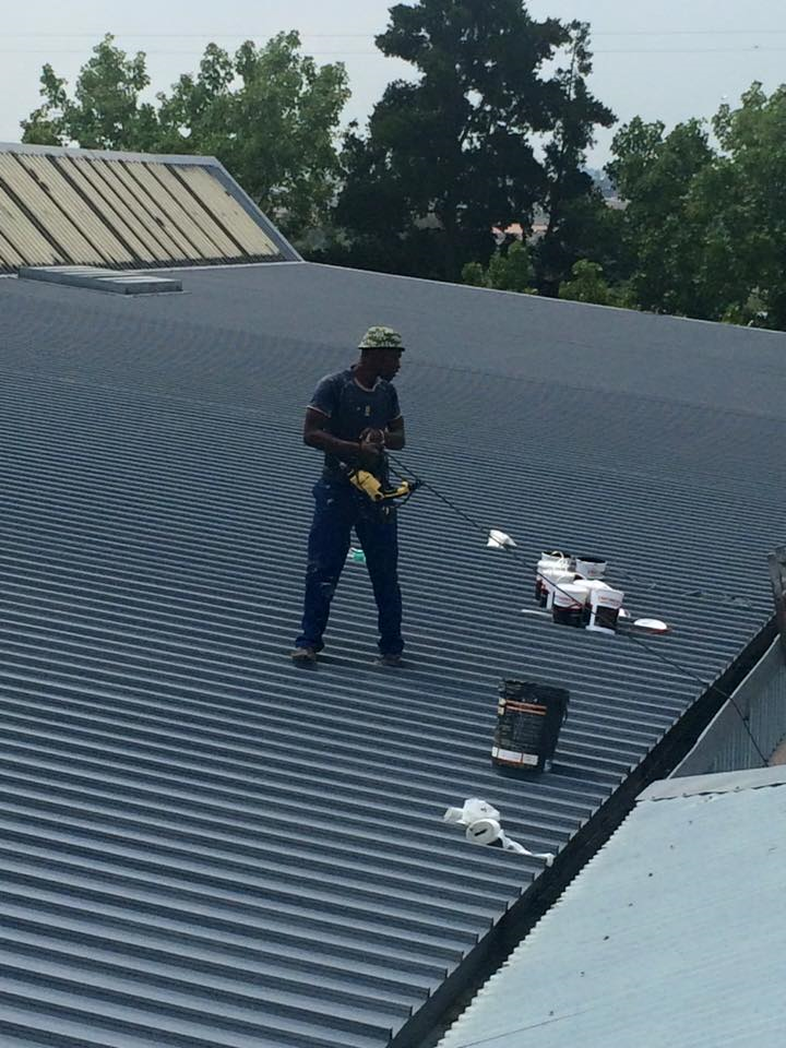 Re-coating of Konica Minolta Roof