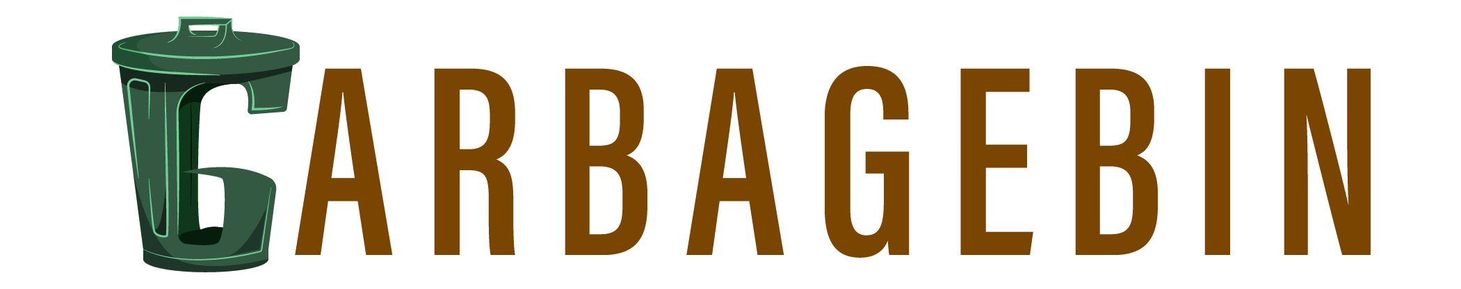 Garbage bin logo