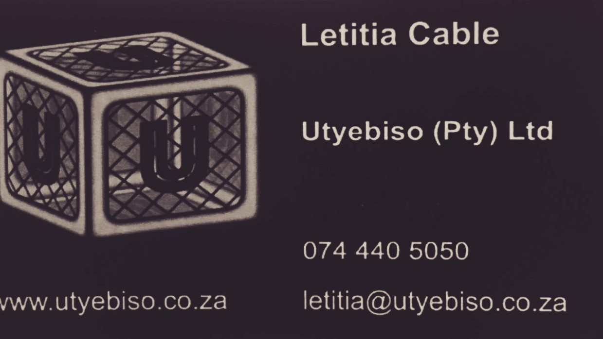Utyebiso Contact details/business card