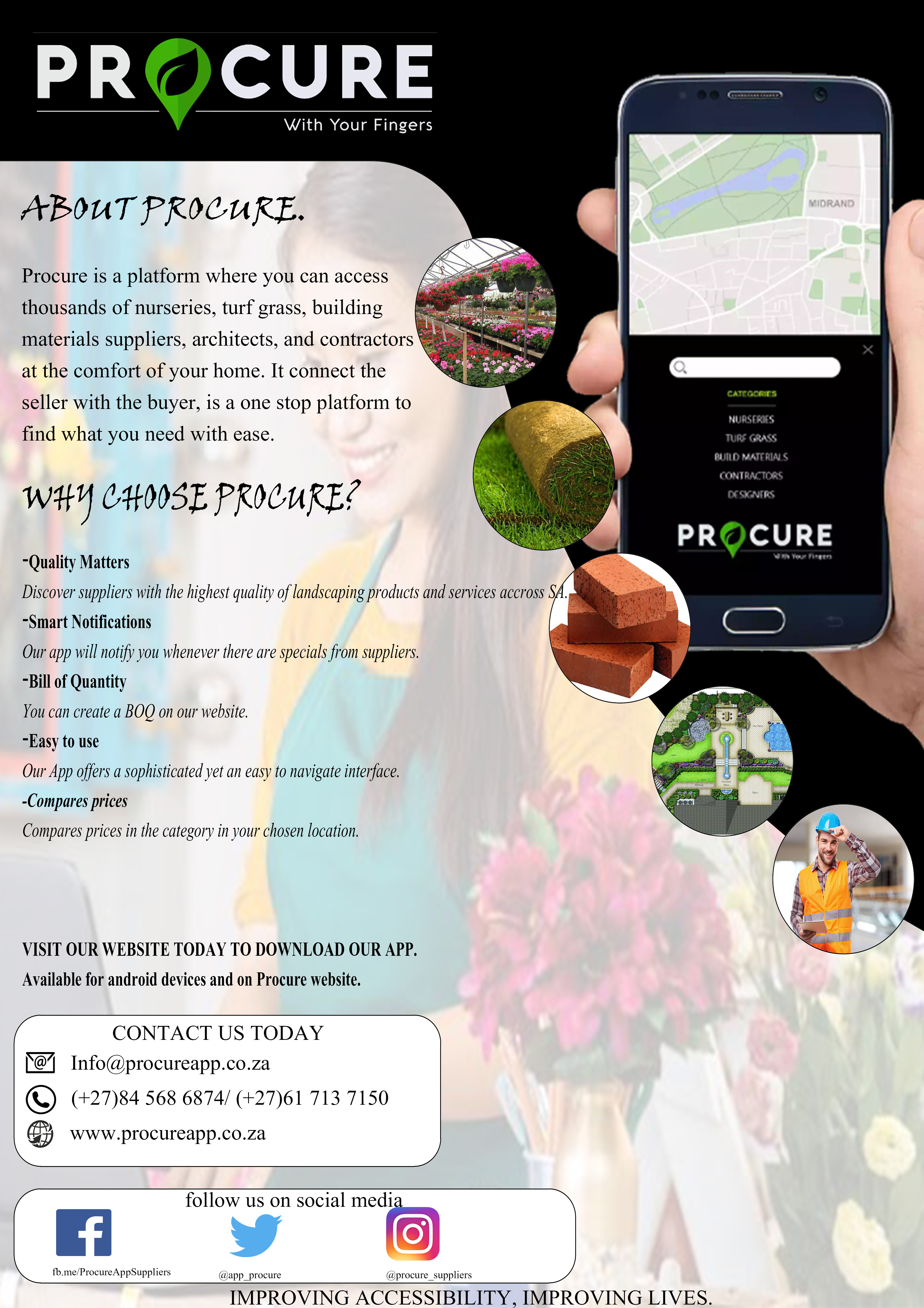 Procure app currently available in South Africa