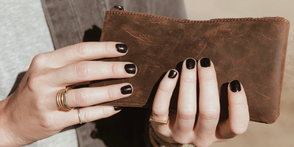 Genuine leather purse