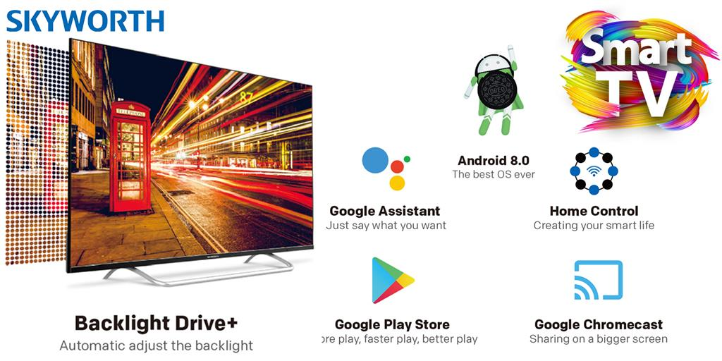 Skyworth 65 inch 4K UHD Smart Android TV