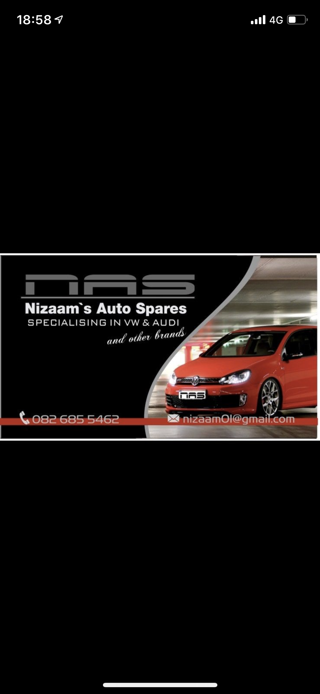 Nizaam’s Auto Spares specializing in Vw and Audi spares & repairs 
