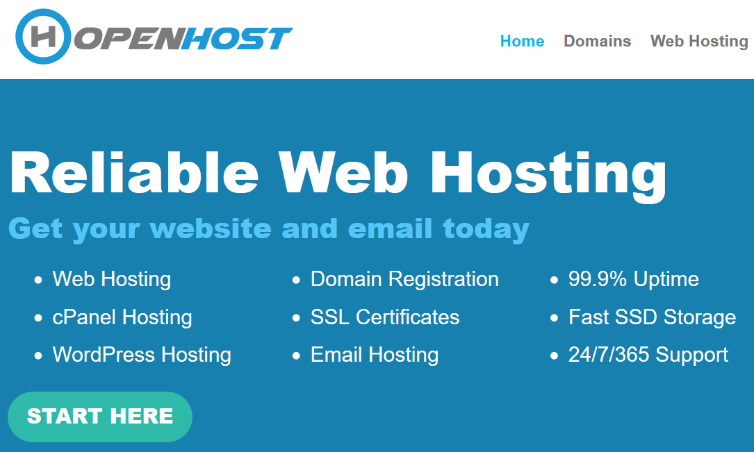 OpenHost - Fast South African Web Hosting
