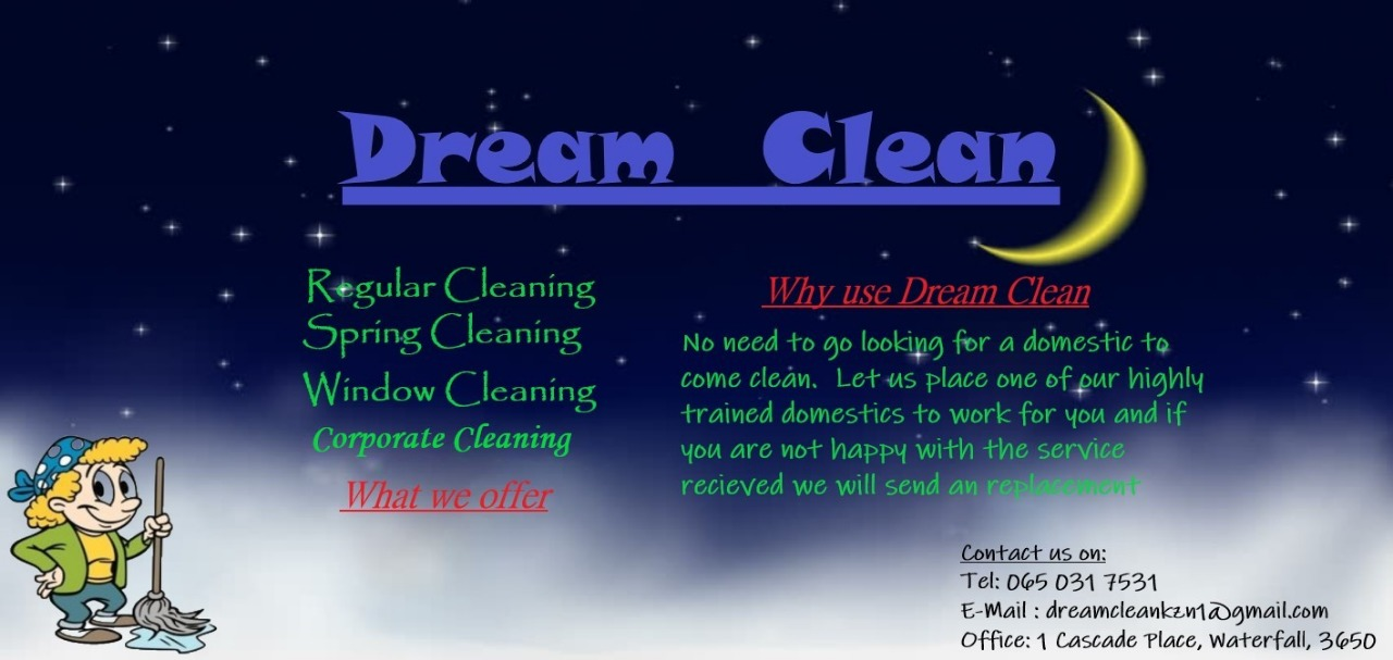 our list of cleaning services