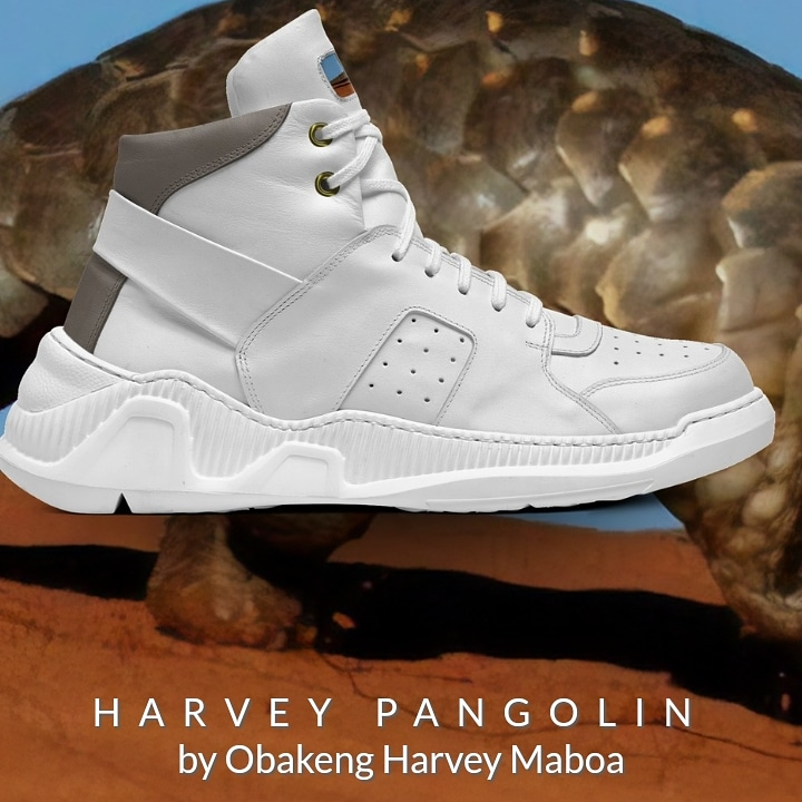 A rare designer shoe inspired by a Pangolin 