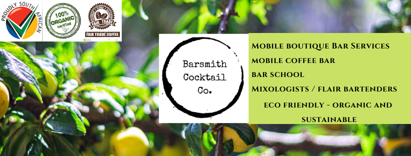 Barsmith Cocktail co. Business card
