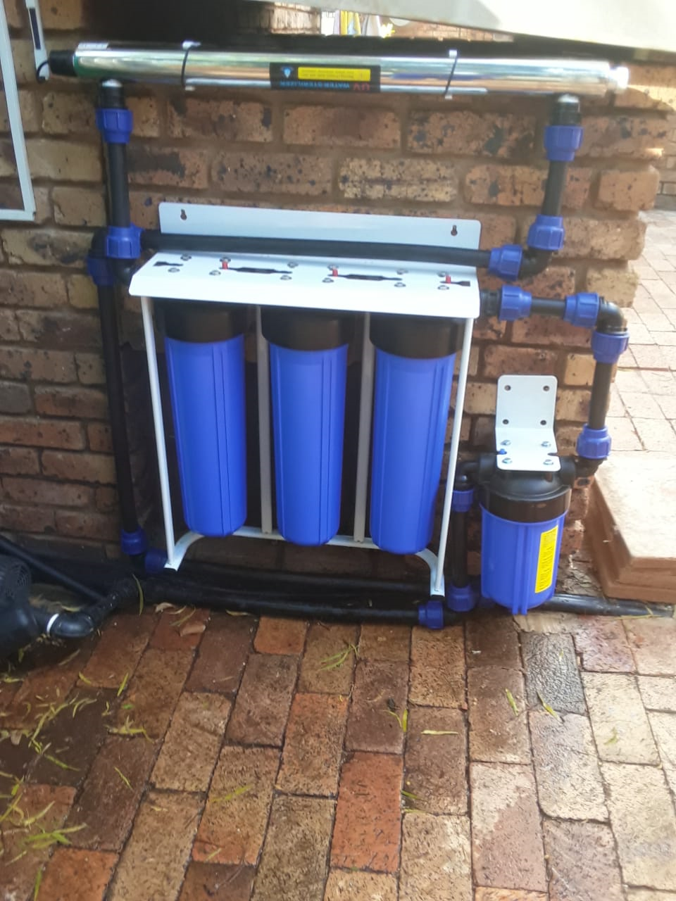 Complete Water Filtration from Borehole into Home