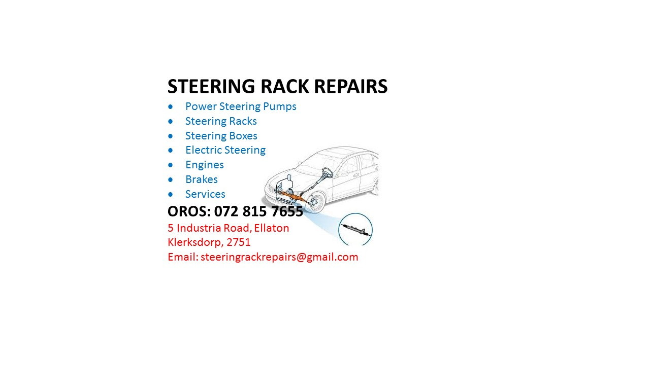 Steering Rack Repairs Klerksdorp 072 815 7655