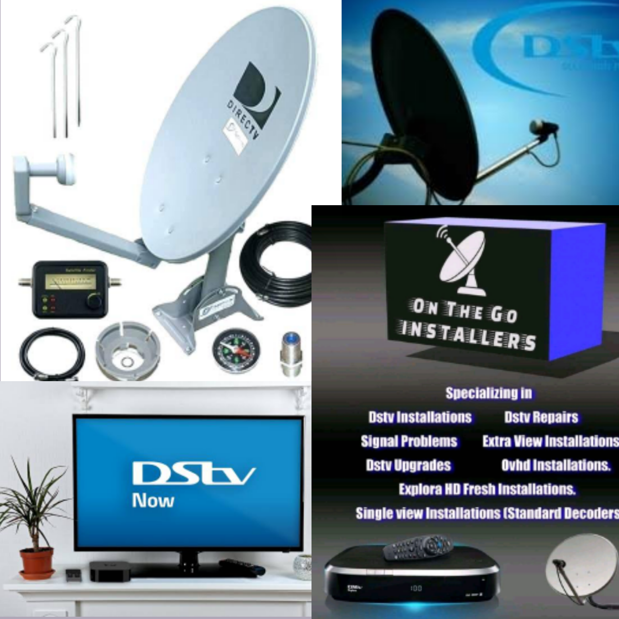 Dstv Installations, Signal Repairs & Extra View call/whatsapp 0676852729  