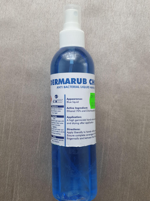 Dermarub Hand Sanitizer 250ml and 500ml Spray