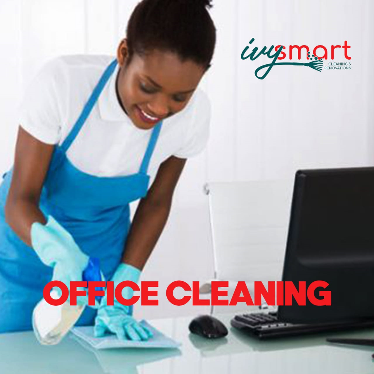 Allow us to clean and sanitize your office space at an affordable  price. 