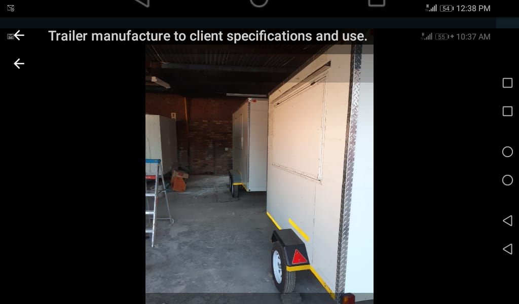 We manufacture trailers for all purposes depending on the clients specifications 