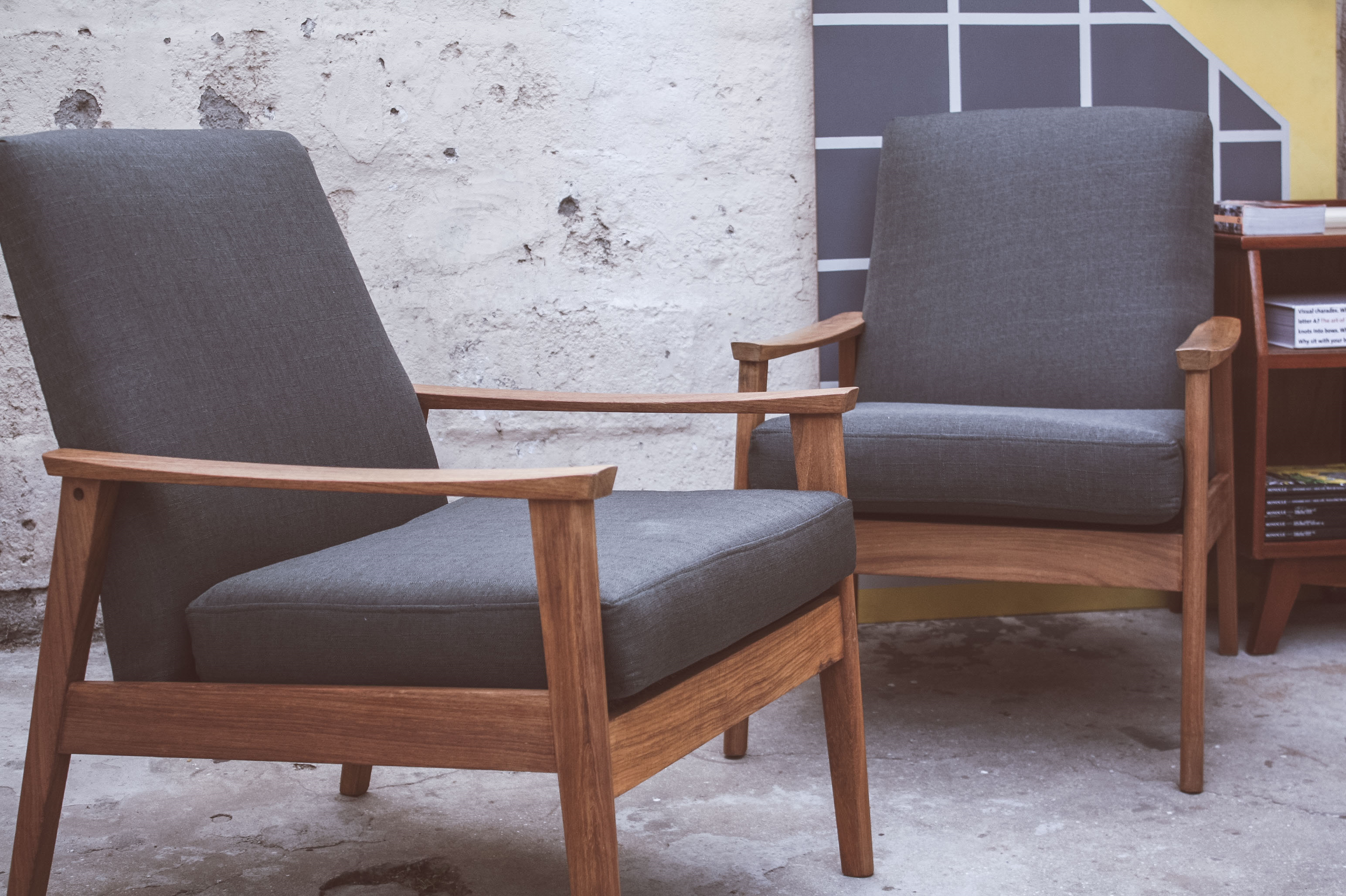 A pair of Parker-Knoll armchairs