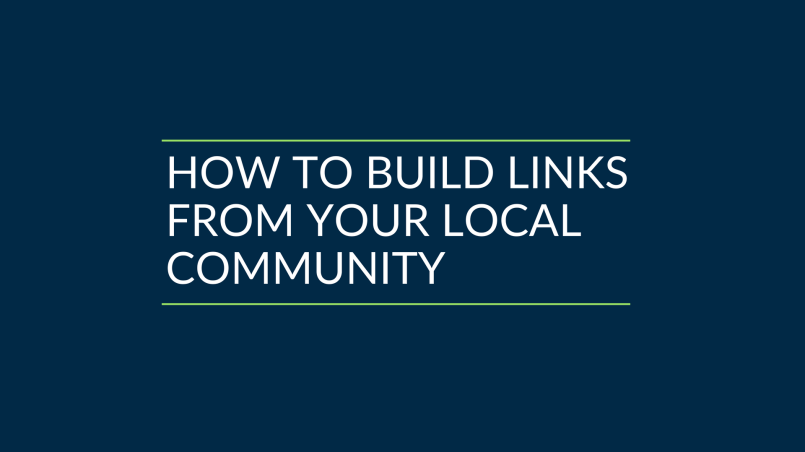 How to build local links from your community 
