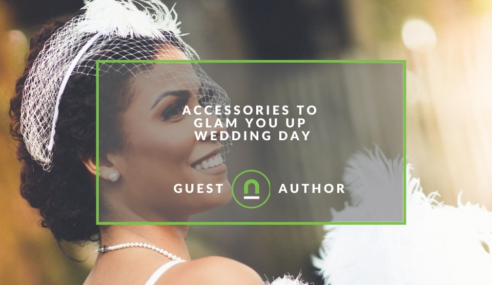 Wedding day accessories for a bridge