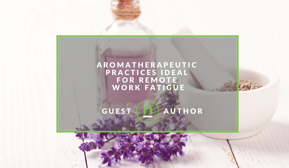 Remote working aromatherapy benefits