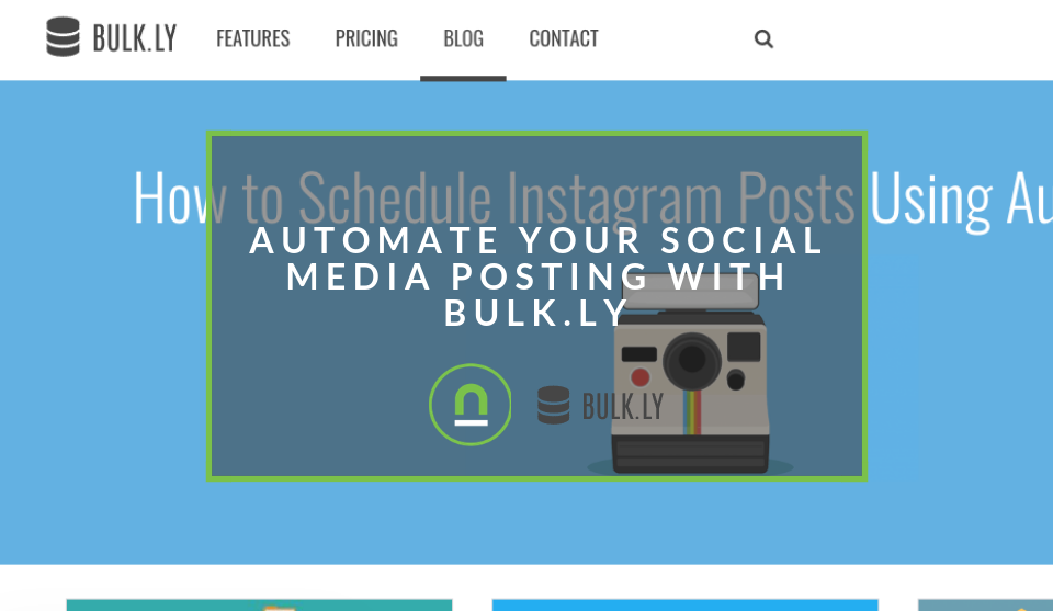 Automate social media posts with bulk.ly