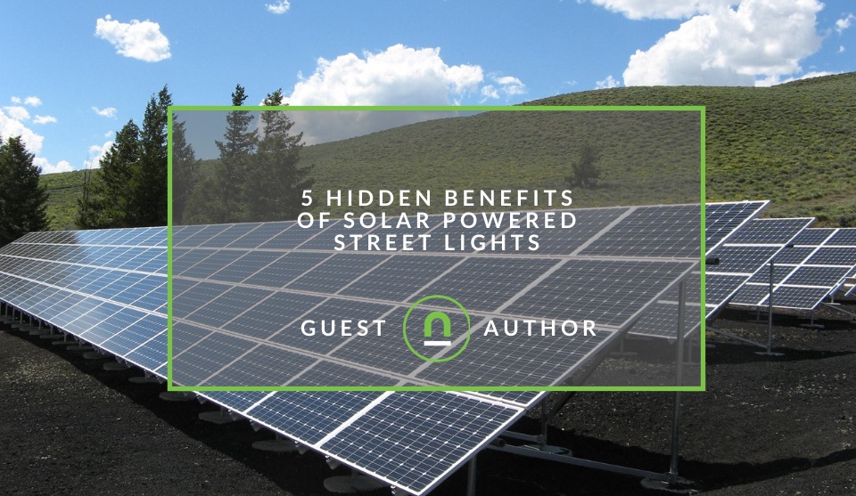 Public solar powered lighting benefits