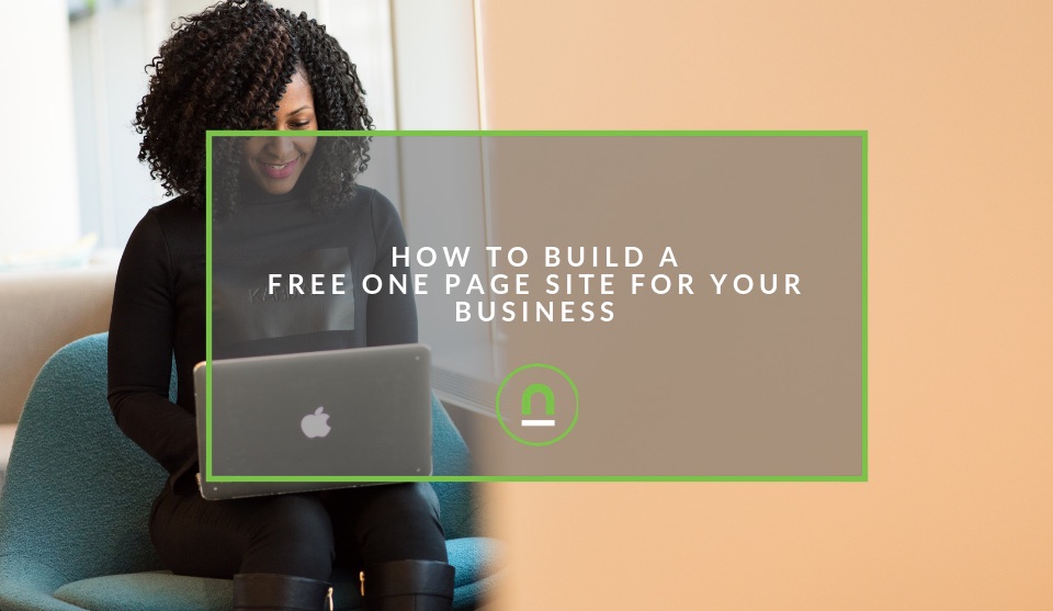 Build a free one page website for your business