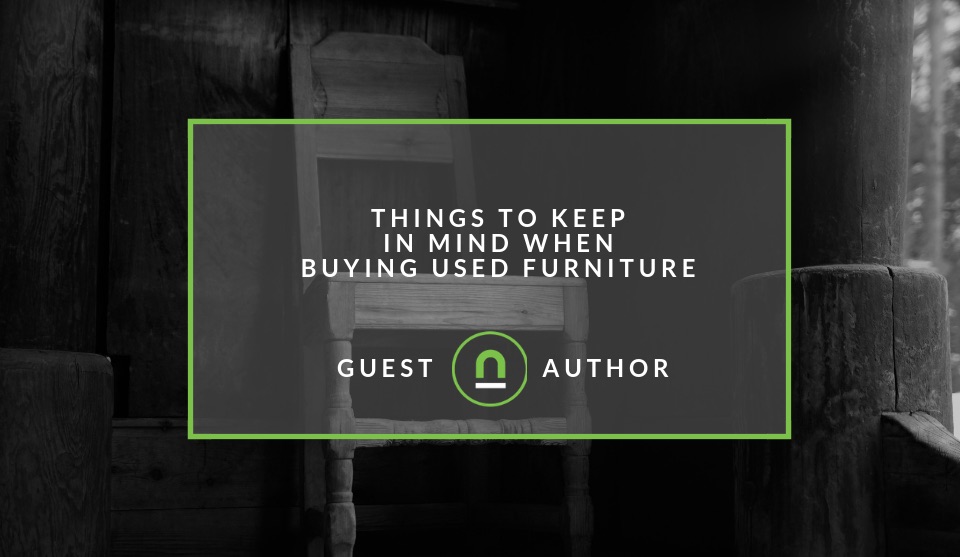 Considerations for buying used furniture