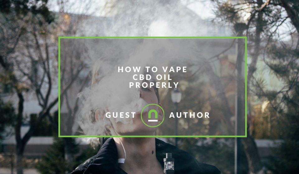 How to vape CBD oil