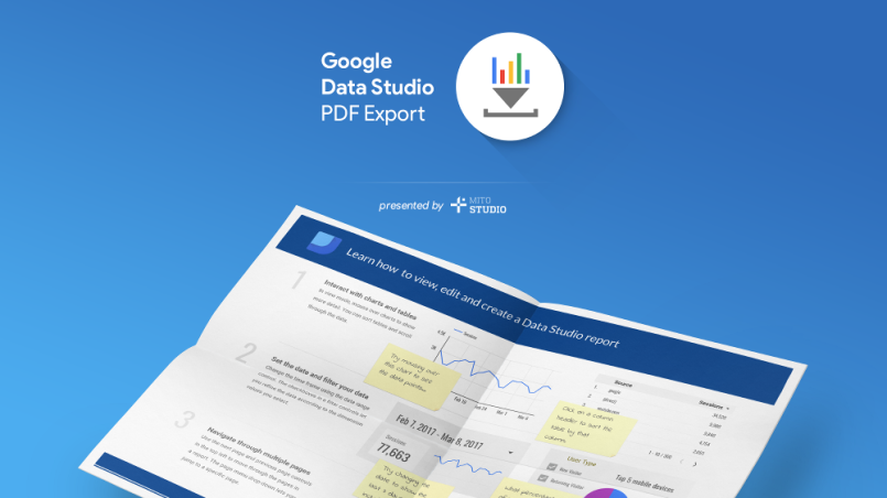 Export Google Data Studio Reports to PDF in 2 minutes