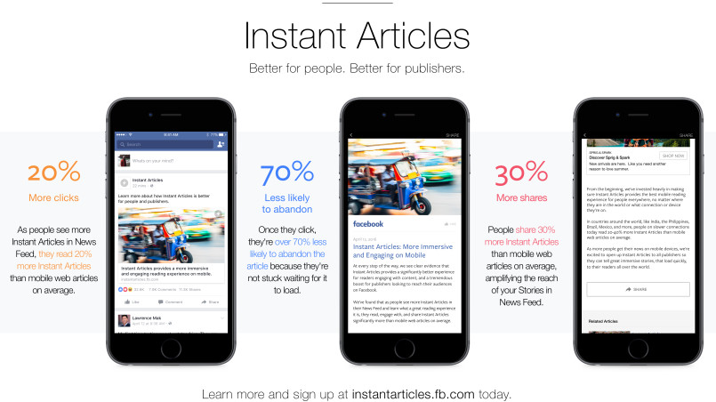 Running Facebook Instant Articles