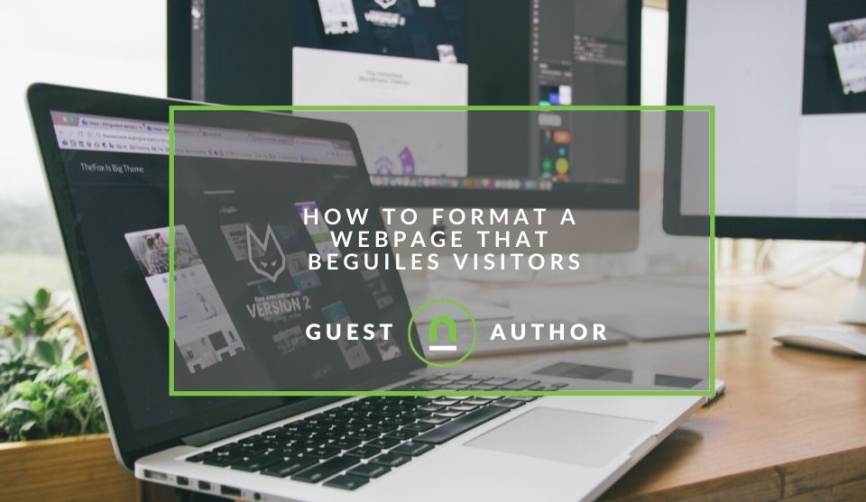 Webpage that captures visitors 