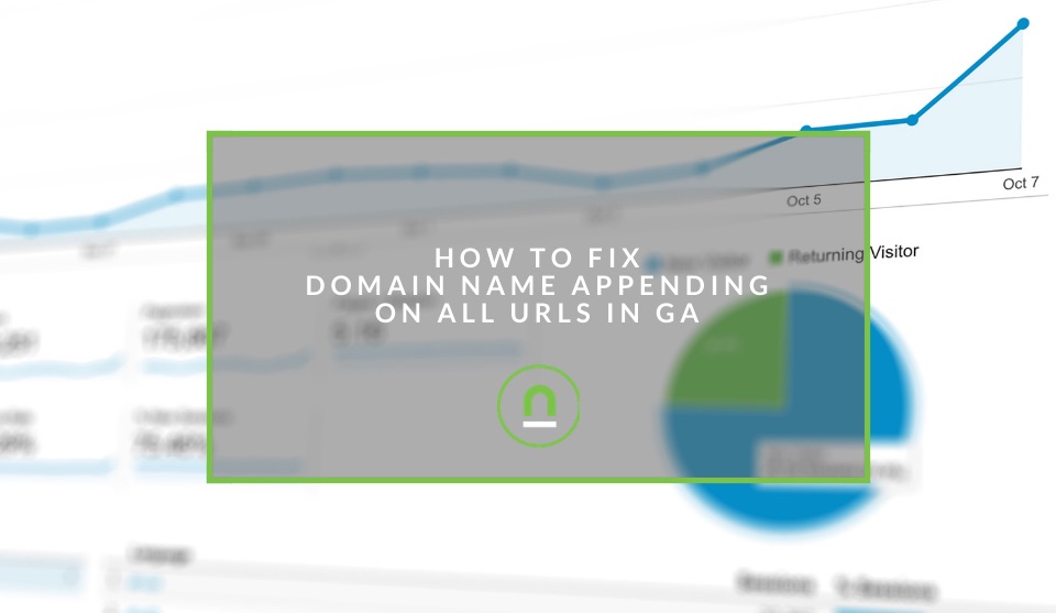 Stop Google Analytics Appending the domain name to every URL