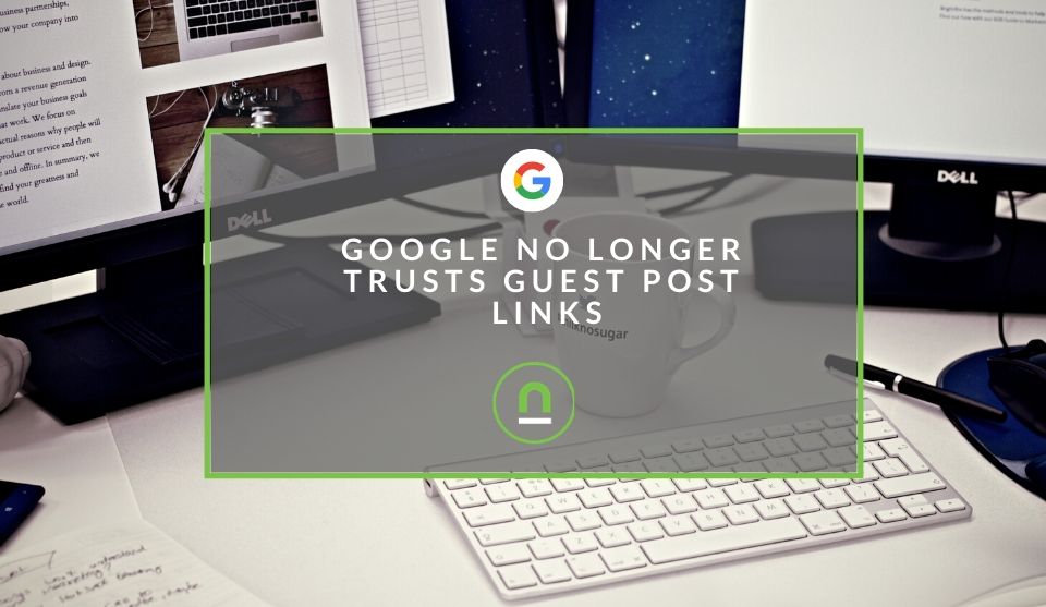 Google demotes guest post links