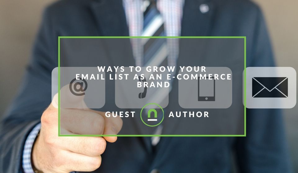 Tips for growing ecommerce site email list