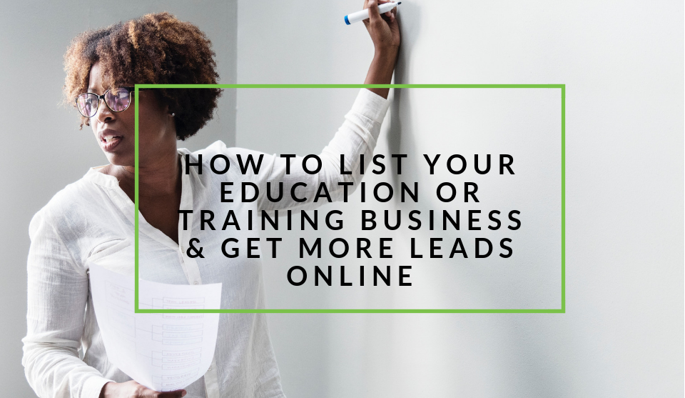 List your education or training business on nichemarket 
