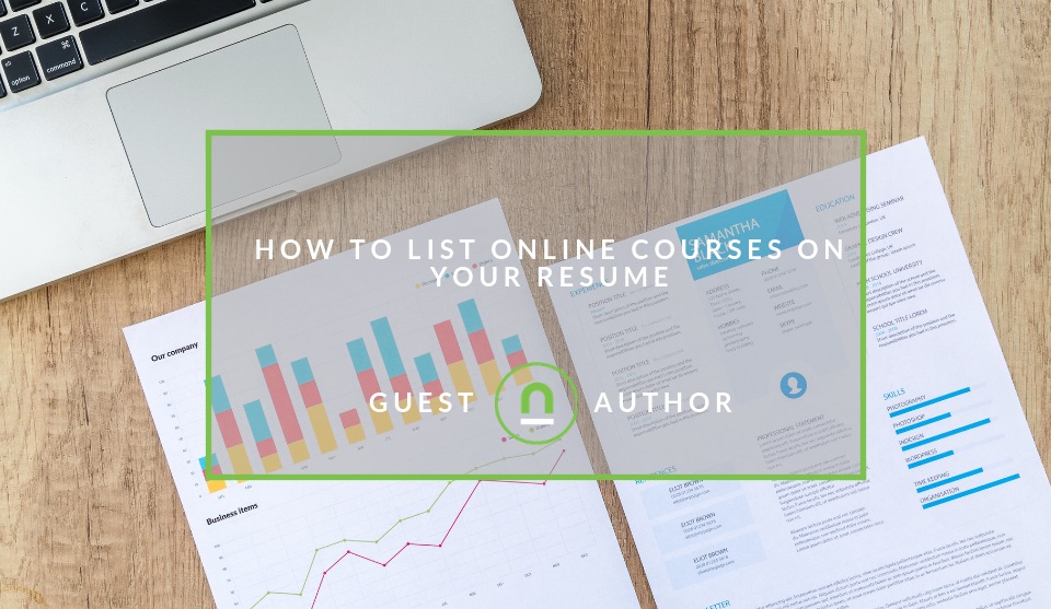 Listing online courses on your resume