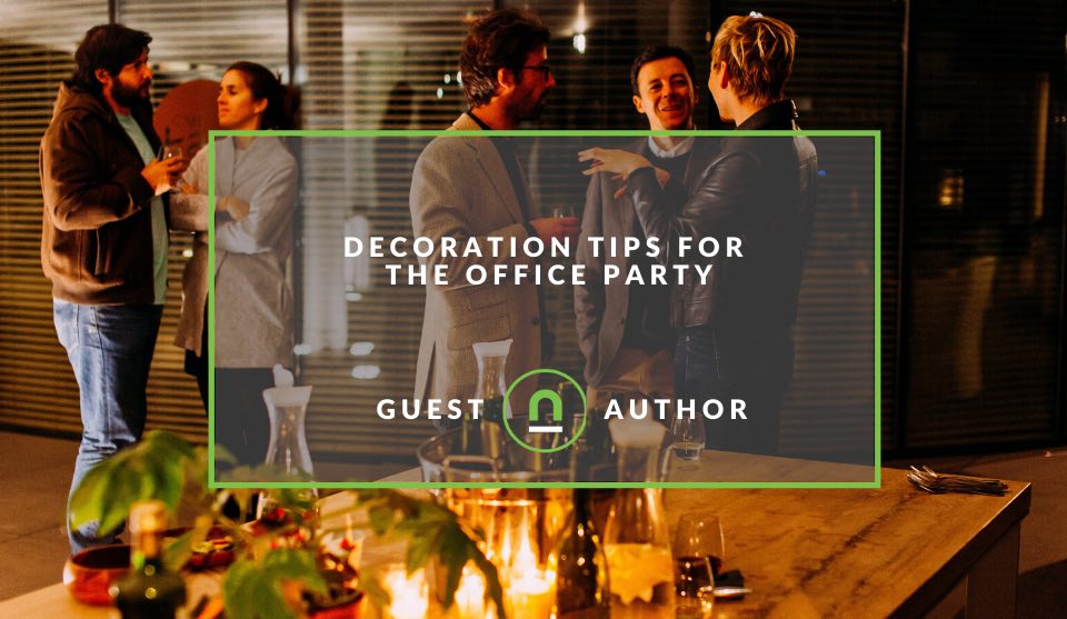 Plans for decorating the office for a party 