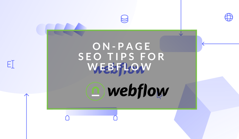 how to do on-page SEO on webflow 