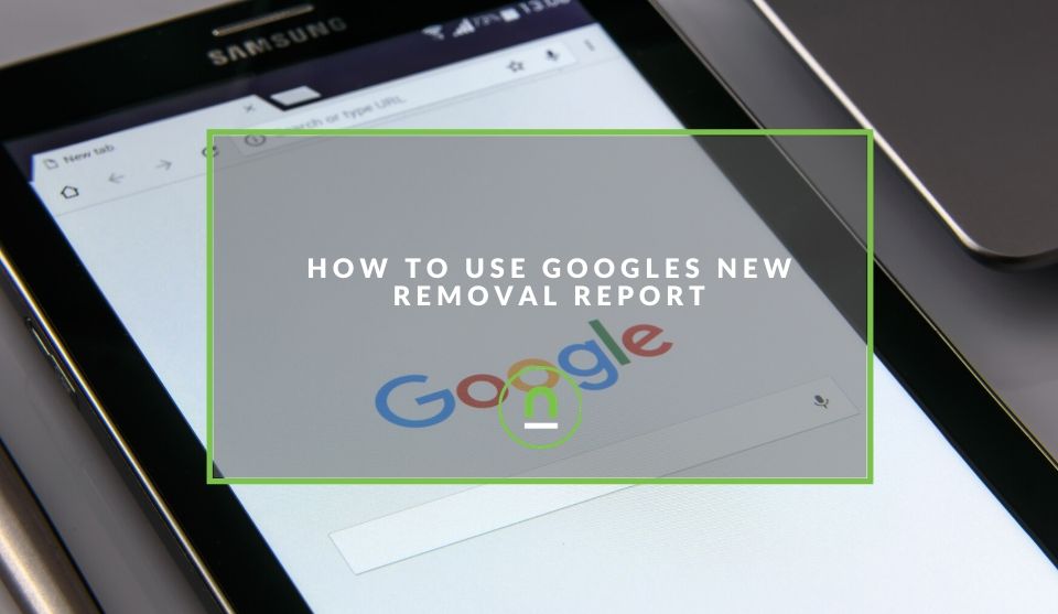 How To use removal report in Search Console