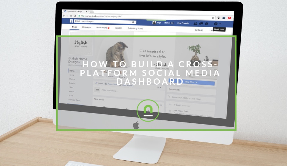 Create custom social media dashboard