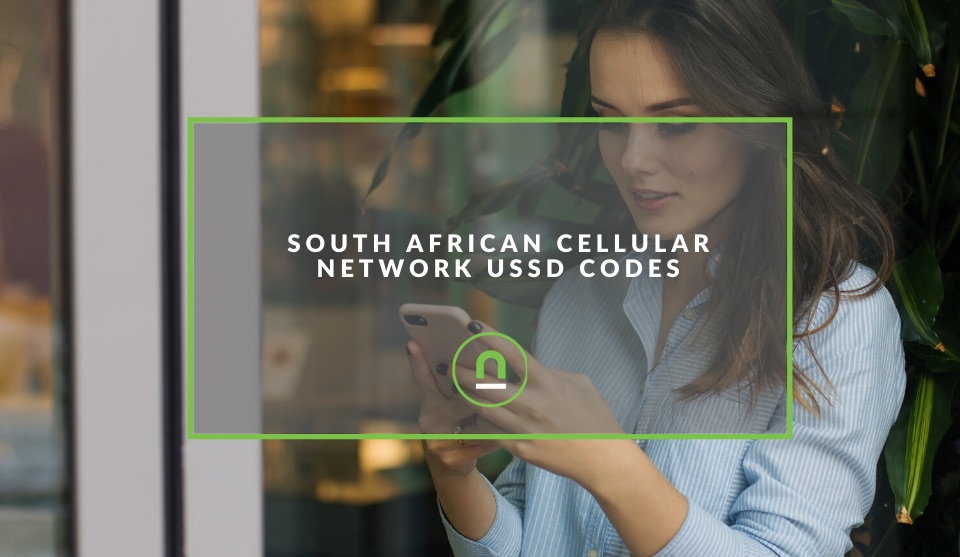 South African cellular network USSD codes
