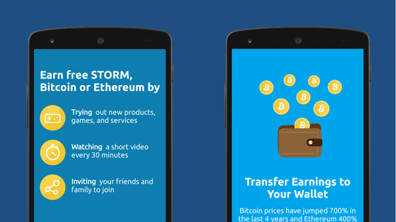 Earn cryptocurrency with Storm Play
