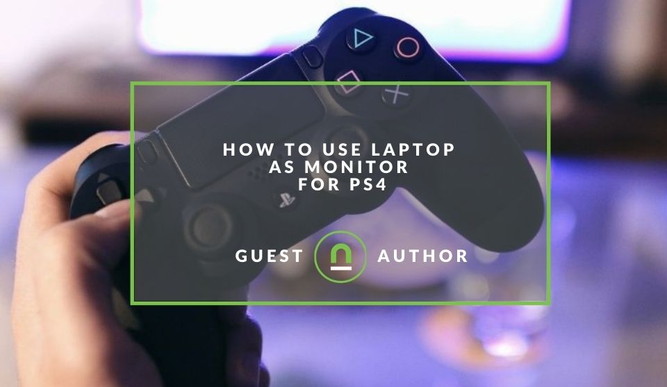 Set up laptop as PS4 screen