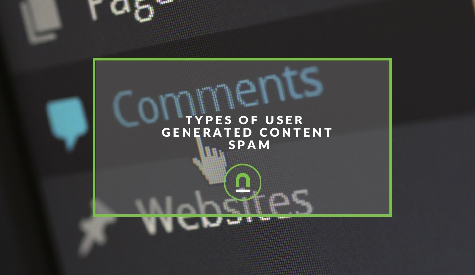 User generated comment spam