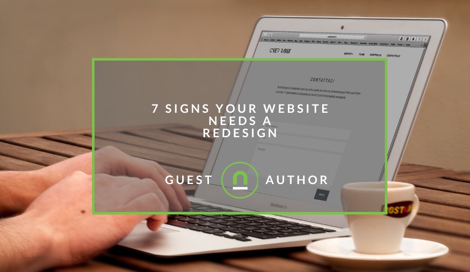 Signs you should redesign your site