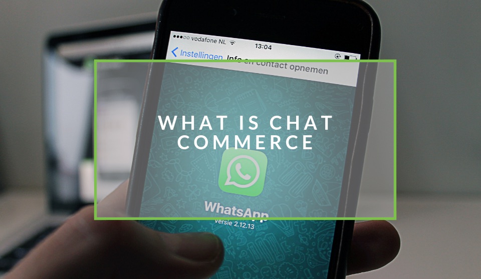 What is chat commerce